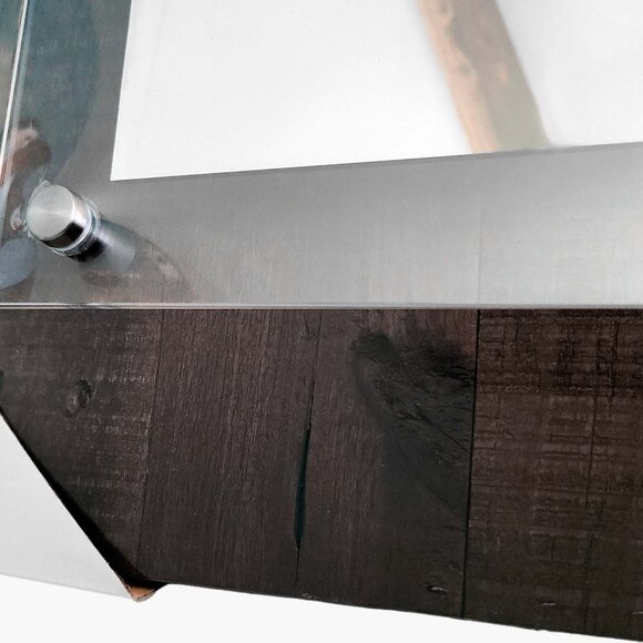 BARNWOOD + 8 x 10 Acrylic FLOATING FRAME ~ Studio Décor ~ NEW - Picture 7 of 11